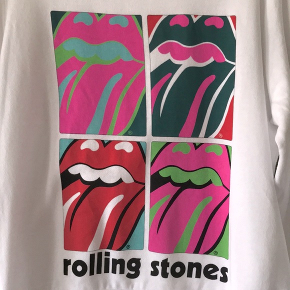 Rolling Stones Warhol Style Multi Tongue Sweatshirt - Picture 2 of 4